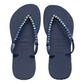 CORAVANA Mrs. Perfect Blue Flip Flops