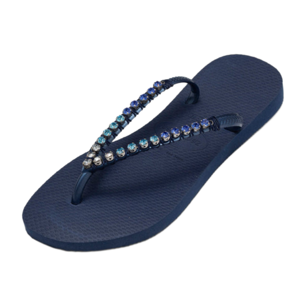 Mrs. Perfect Blue Flip Flops