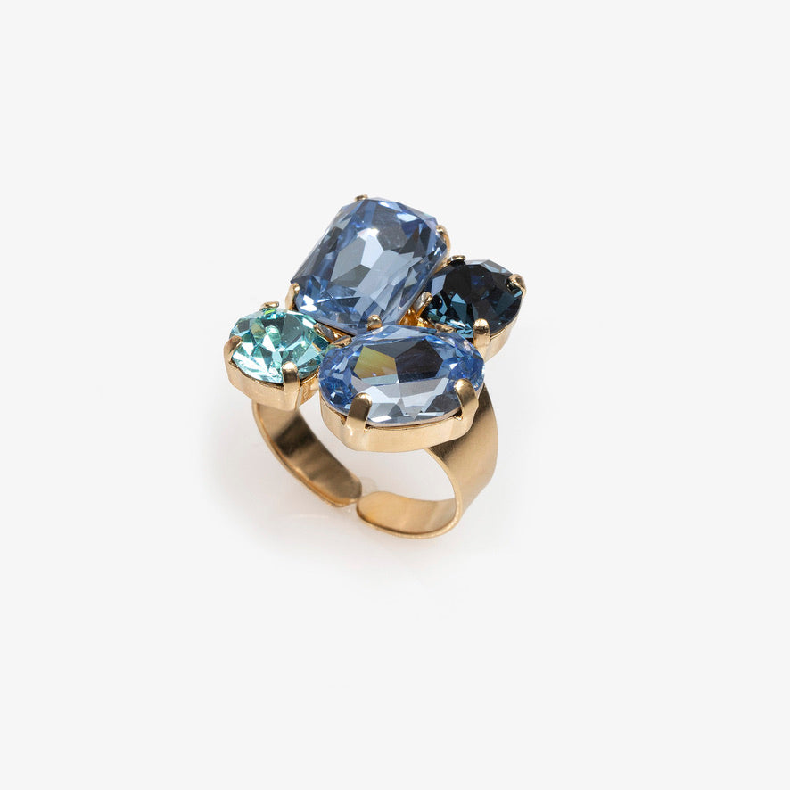 Aurora Multi Blue Ring