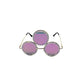 Third Eye Pink AB Crystals Sunglasses