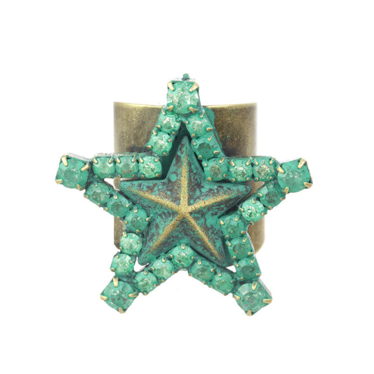 Gold Plated Star Ring