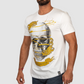 CAVIAR DREMES White/Gold Skull T-Shirt