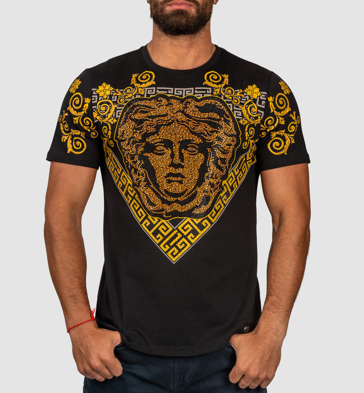 Black/Gold Medusa T-Shirt