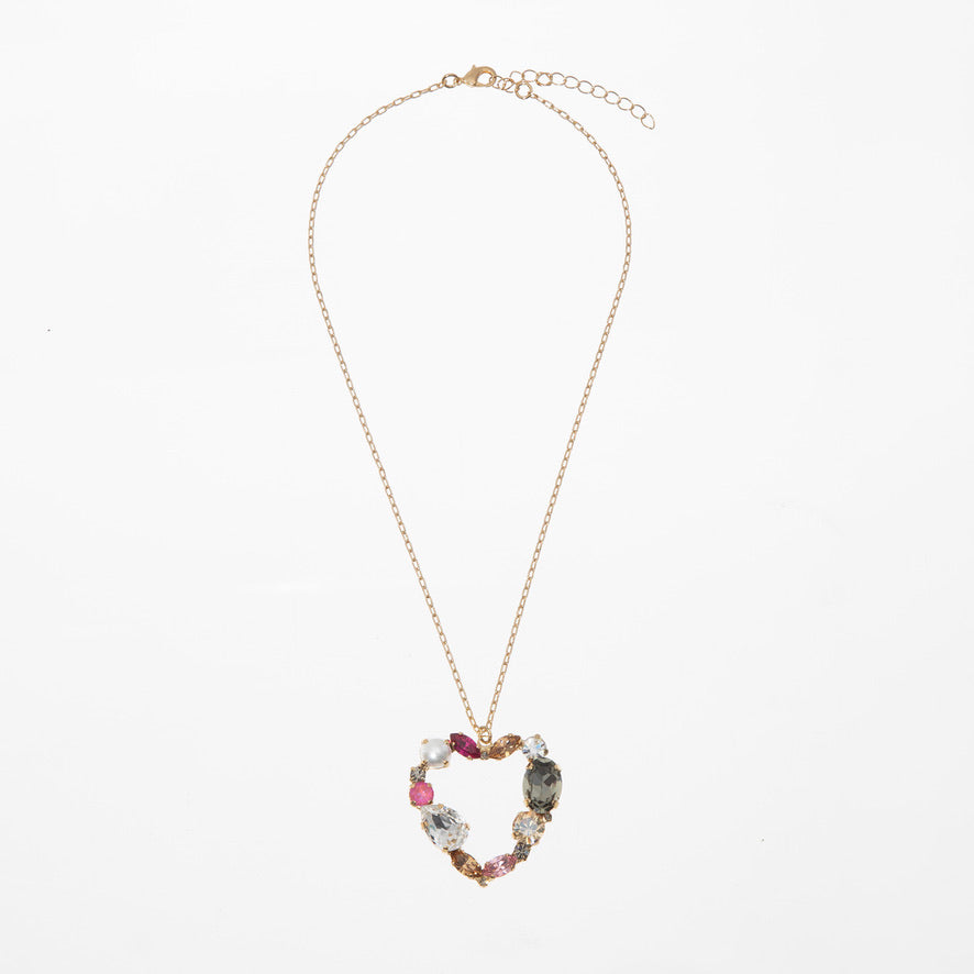 Show The Love Necklace Multi Pearl