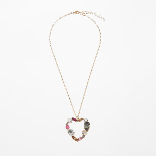 Show The Love Necklace Multi Pearl