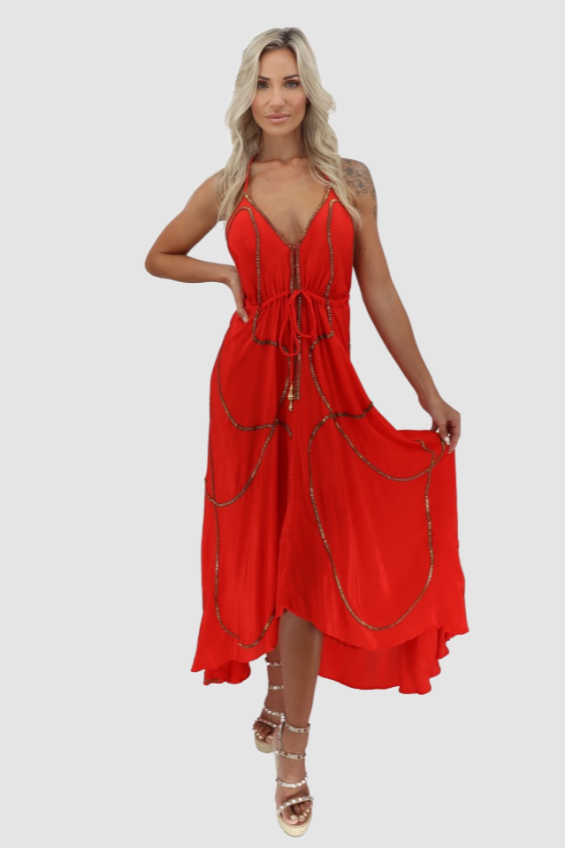 Tulum Red Dress