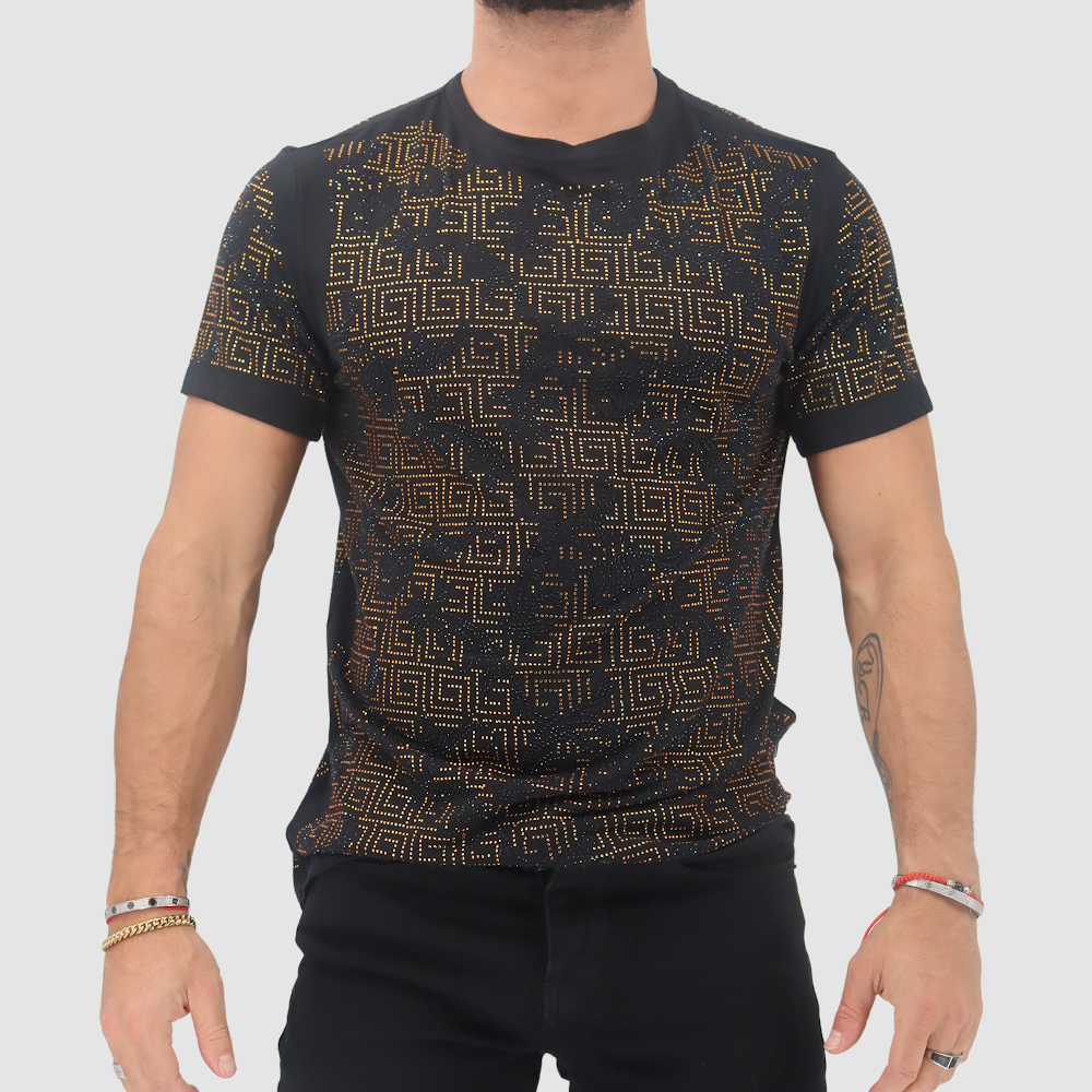 BARABAS Black/Gold Greek T-Shirt