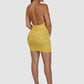 Baccio Magda Yellow Dress Short