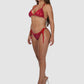 BACCIO Retro Red Bikini Set