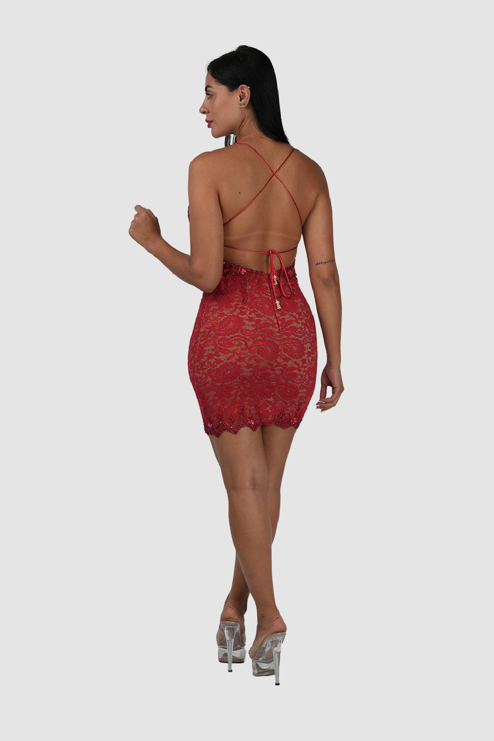 Baccio Premium Red Red Dress Short