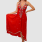 Bali Red Long Dress