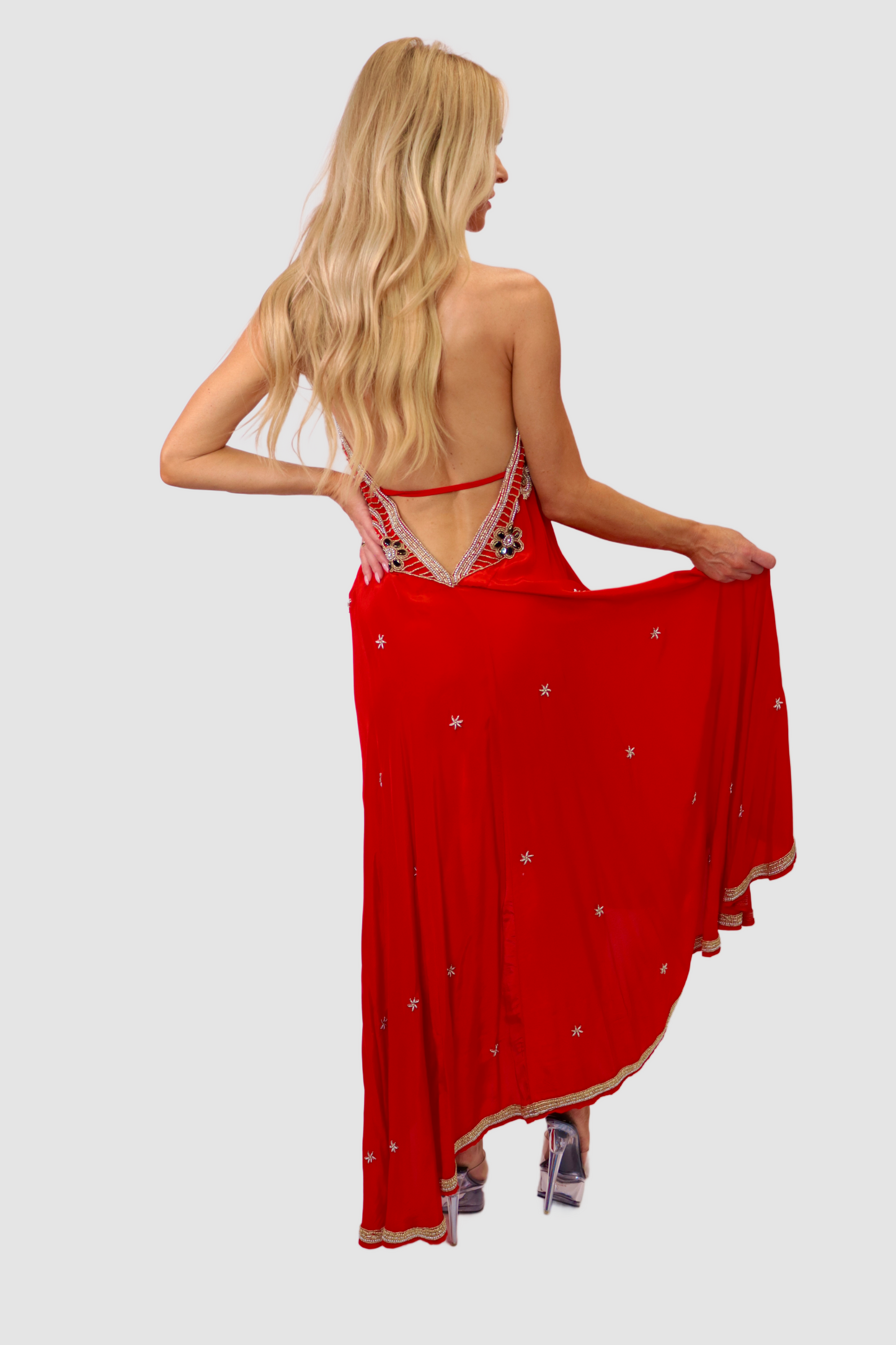 Bali Red Long Dress