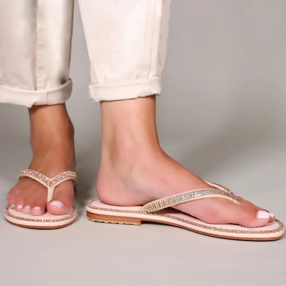 Mystique 8206 Pale Pink Sandals.