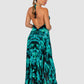 Casa Del Mar Reptile Crystals Maxi Dress