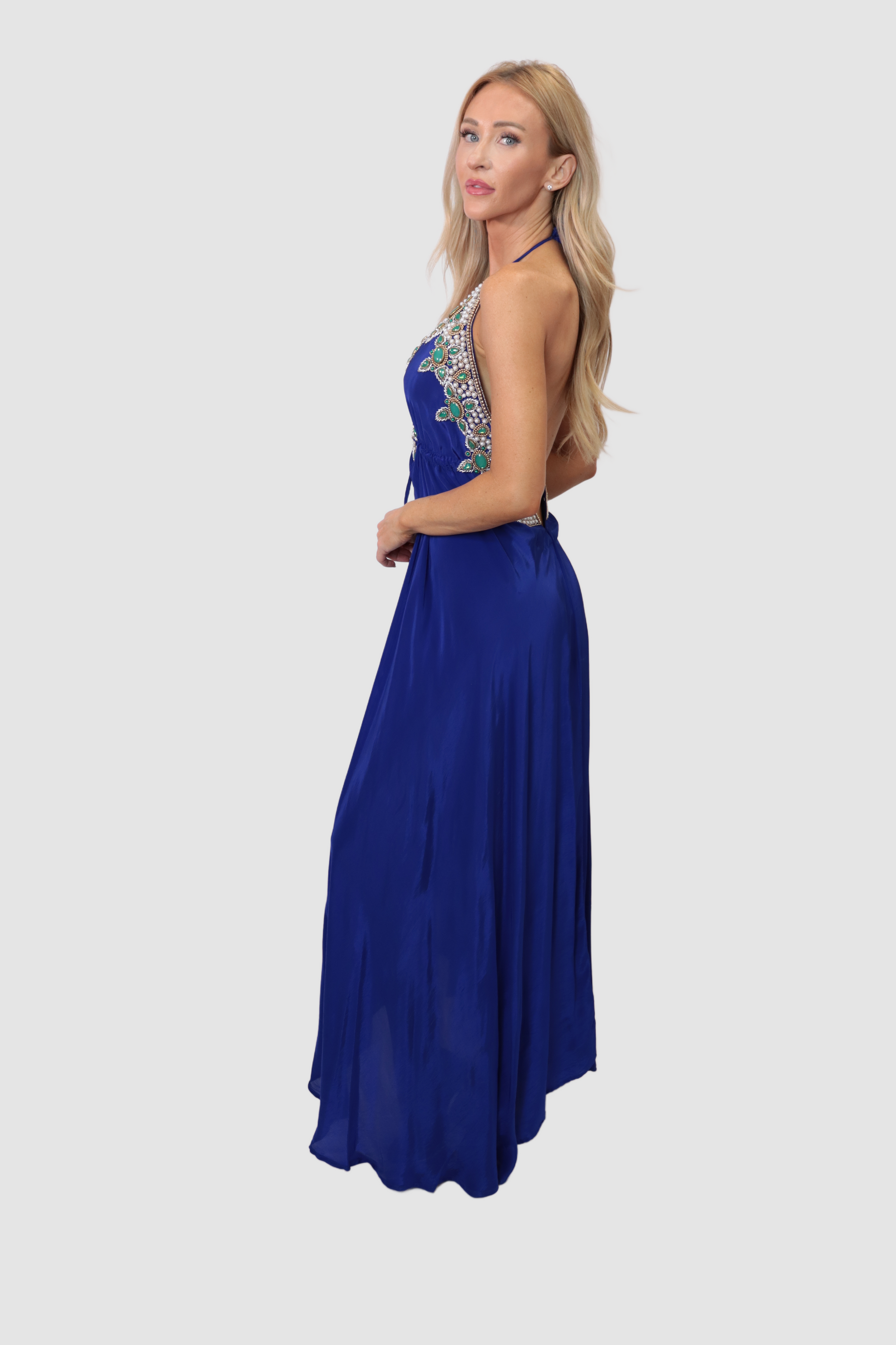 Capri Royal Blue/Green Dress URock Couture Capri Royal Blue/Green Dress URock Couture
