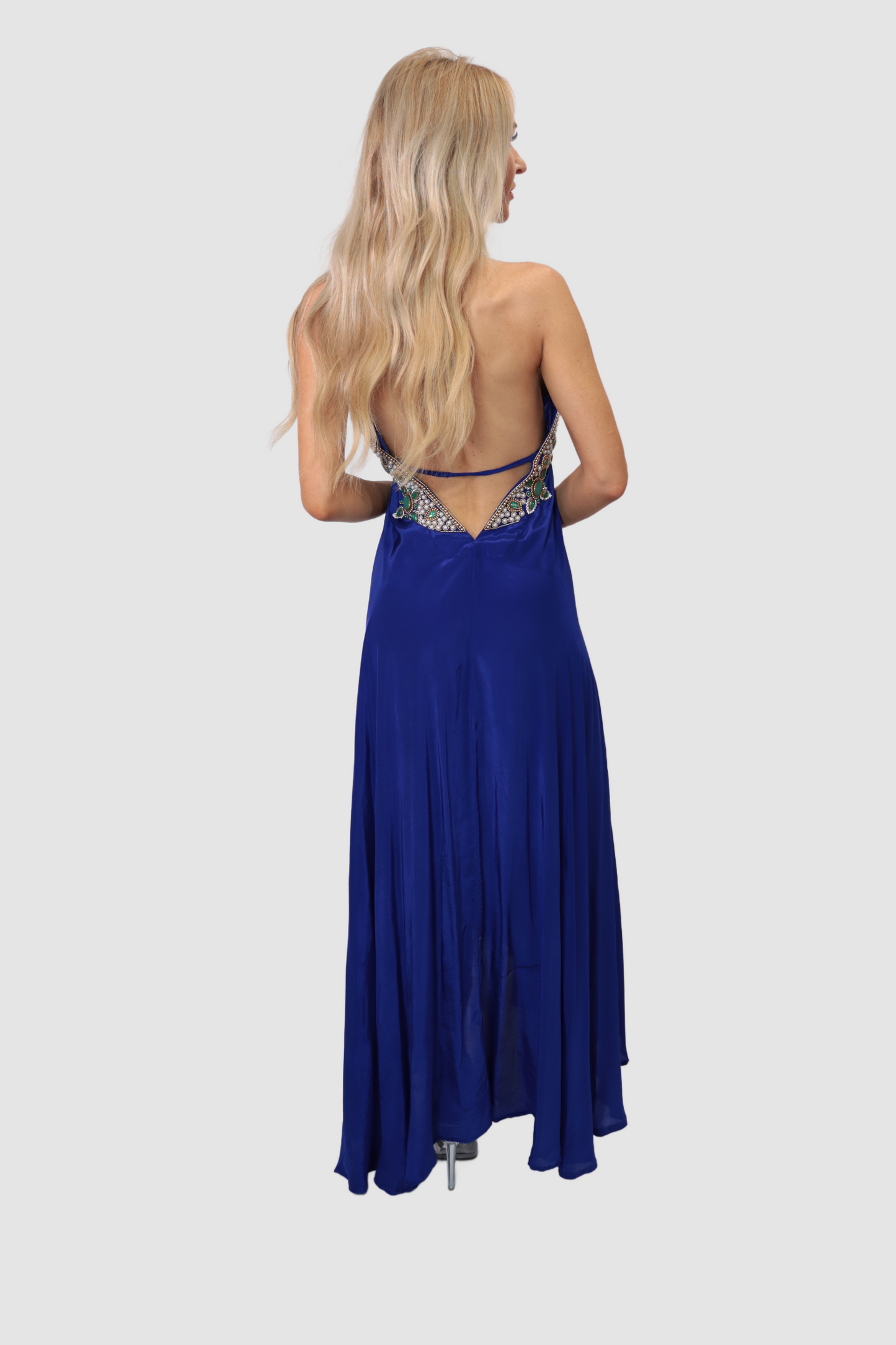 Capri Royal Blue/Green Dress