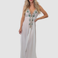 Capri White/Green Dress