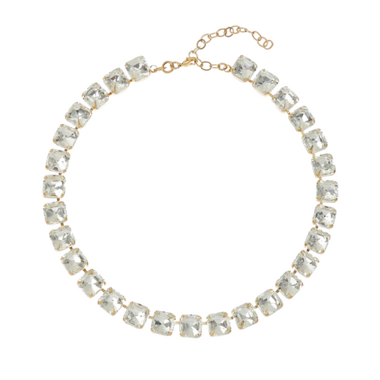 LA HOLA Spark White Opal Necklace