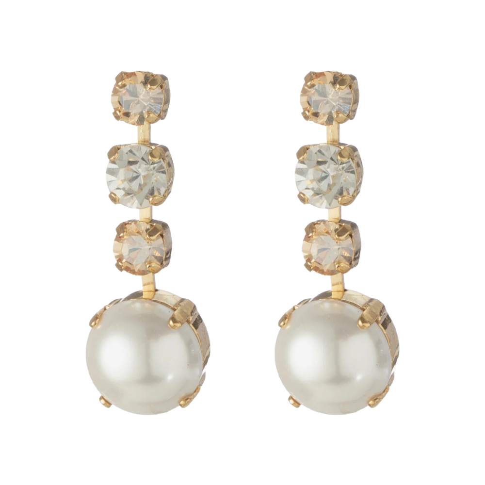 LA HOLA Summer in Paris Pearl Earrings