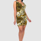 Vie Sauvage Madison Yellow Tiger Gold Dress