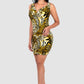 Vie Sauvage Madison Yellow Tiger Gold Dress