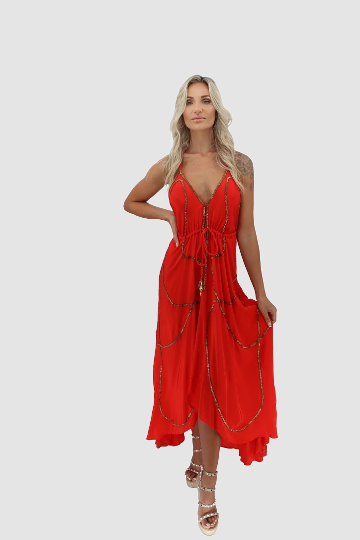 Tulum Red Dress