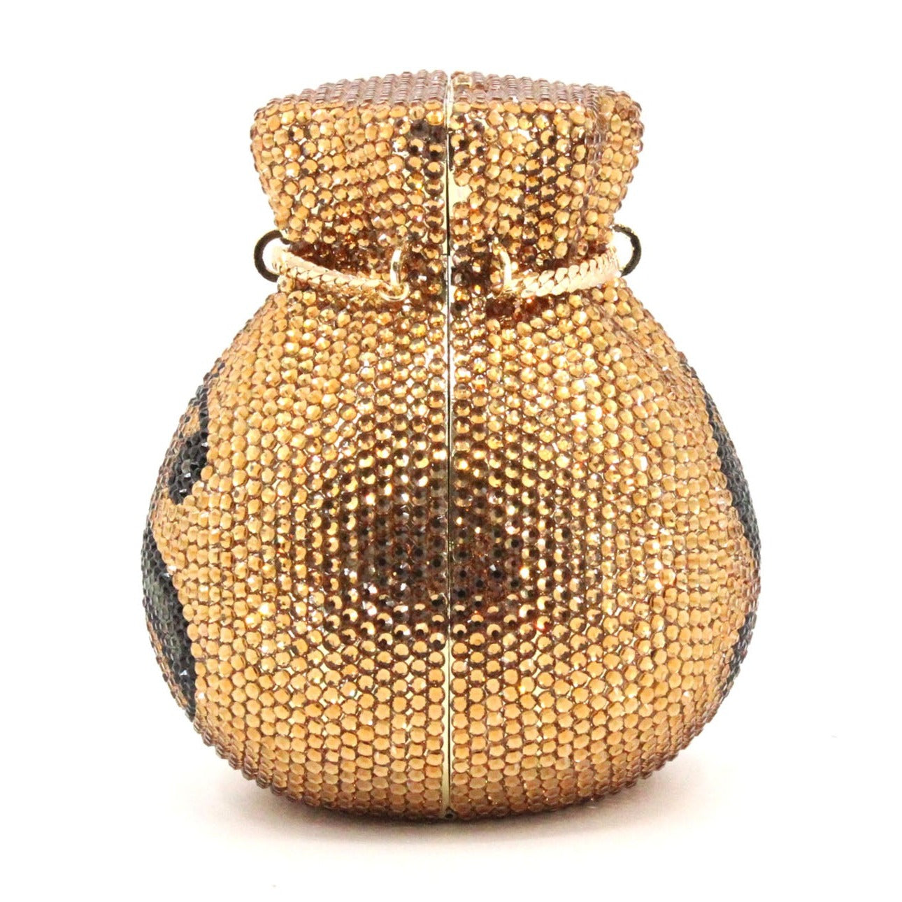 Style Beverly Hills Gold Money Bag