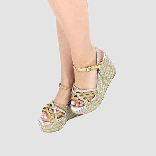 Gisell Gold/Silver Wedges