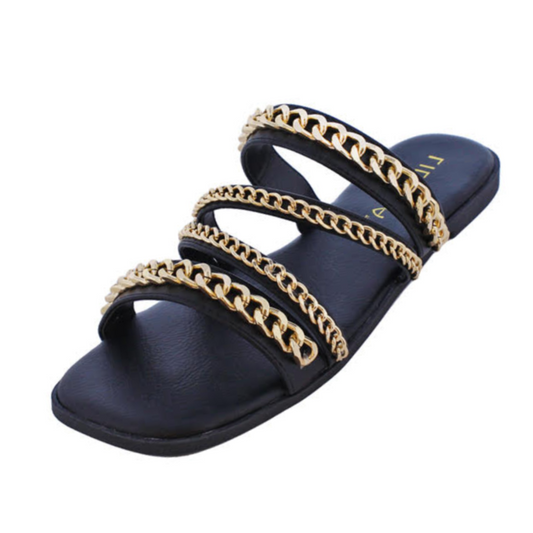 LILIANA Ventura-1 Black Sandals