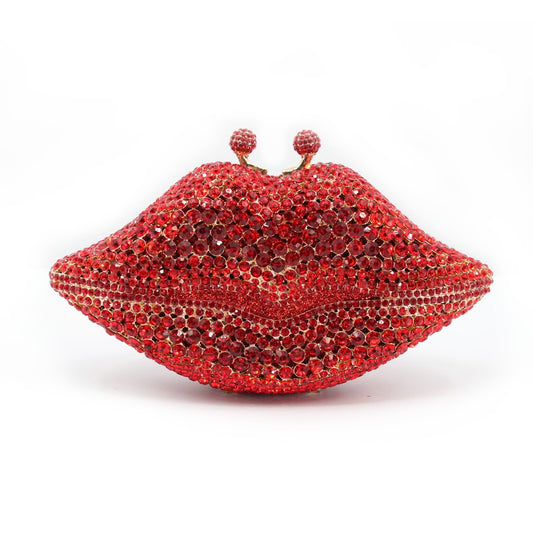 STYLE BEVERLY HILLS Red Lips Clutch