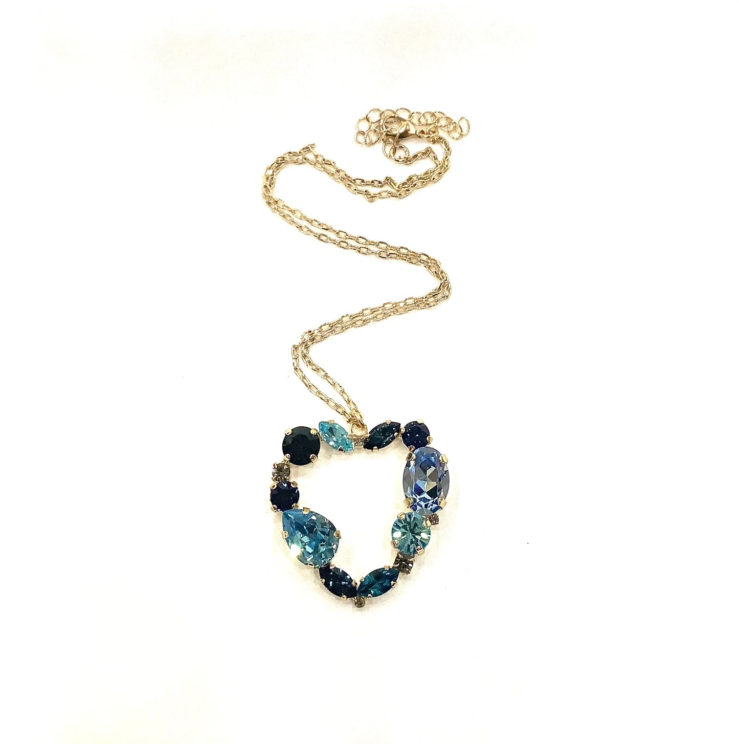 Show The Love Necklace Multi Blue