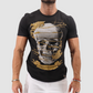 CAVIAR DREMES Black/Gold Skull T-Shirt