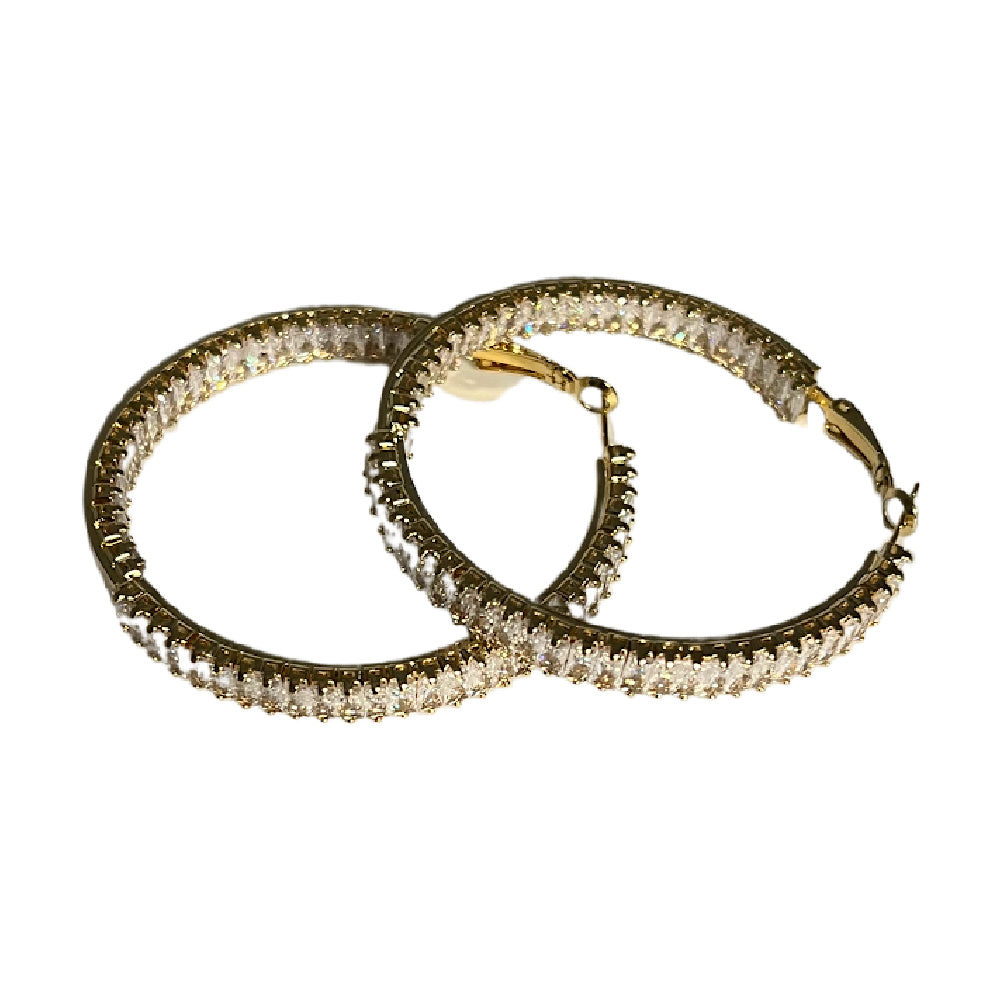 Gemelli Noelle Hoop Gold