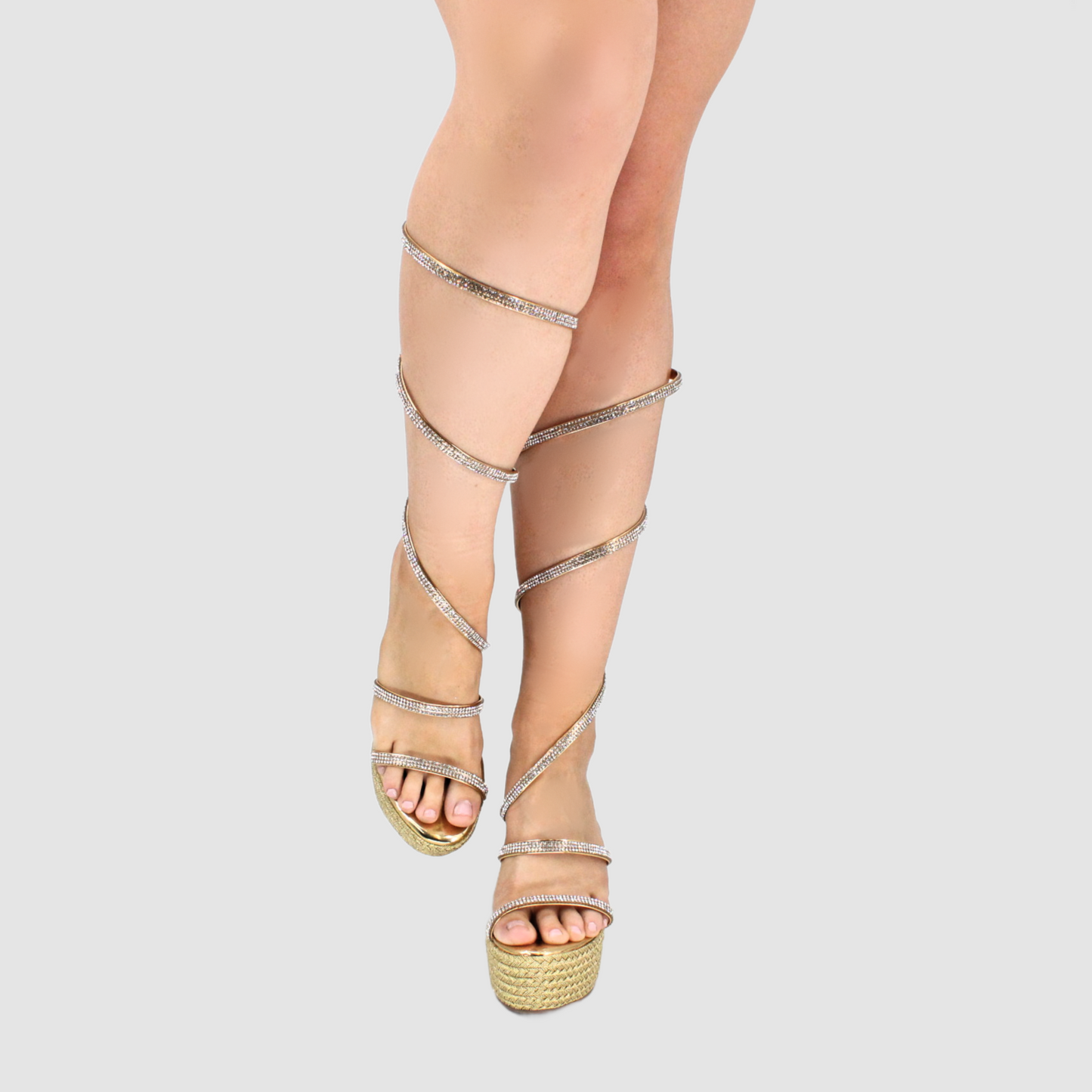 Muse Gold Crystal Wedges