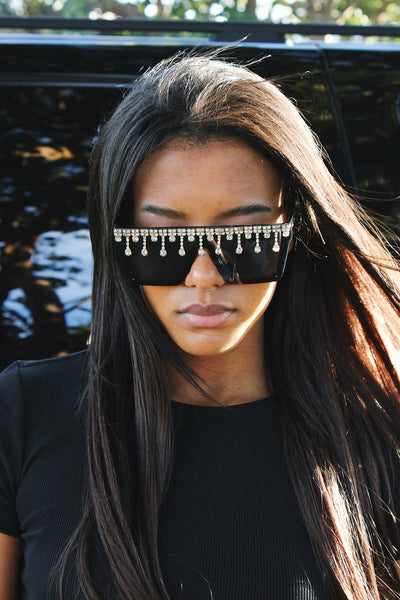 Dark Matter Sunglasses by Drip Creations Black Drip Sunglasses – URock Couture main image 3