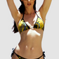 Baccio Premium Linda Print Navy Yellow Bikini Set