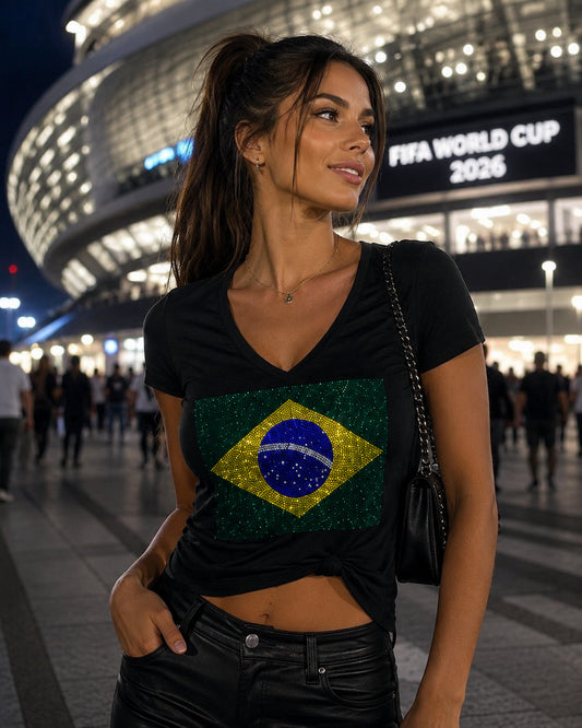 Black Brazil T-Shirt Women