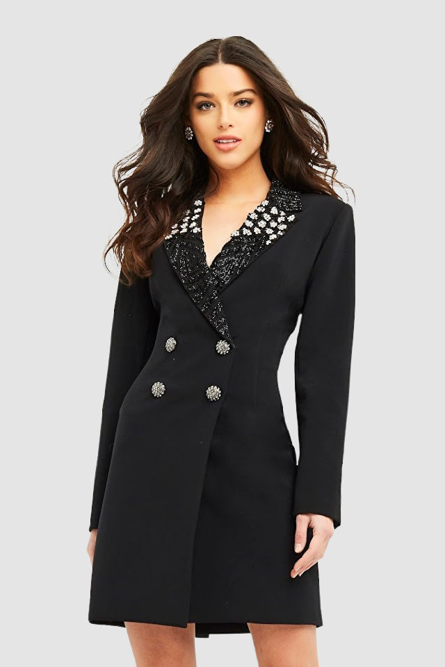 Black Women Dress Jacket – URock Couture