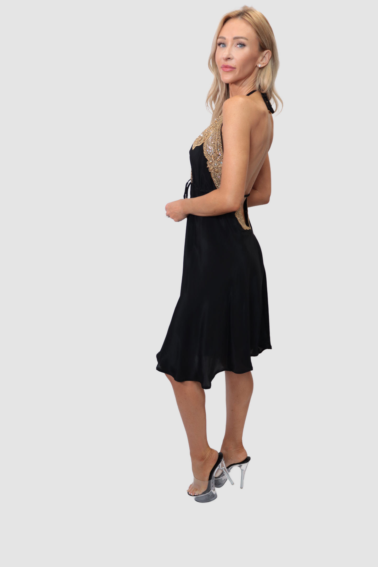 Mallorca Black Short Dress