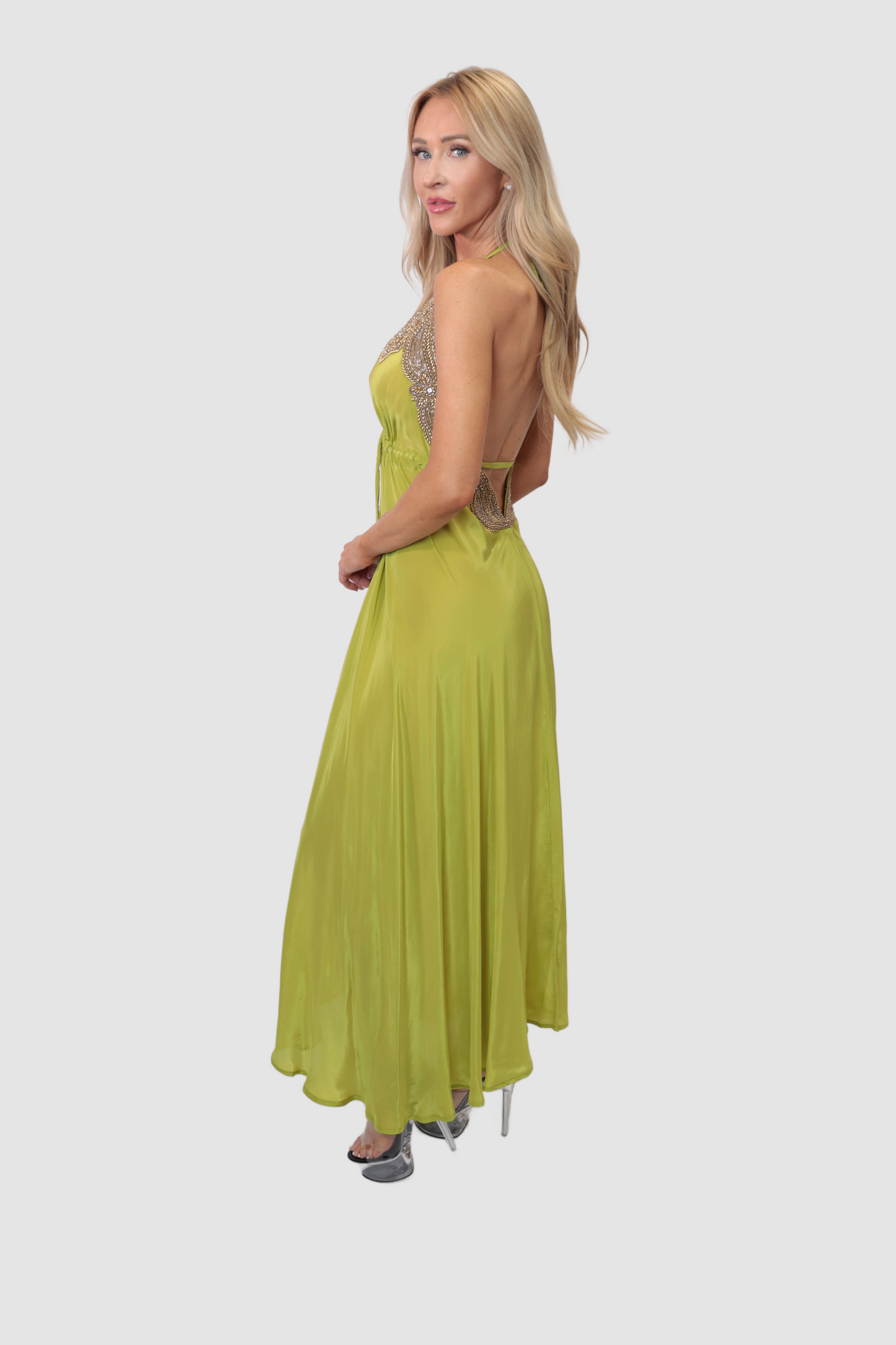 Mallorca Lime Green Dress