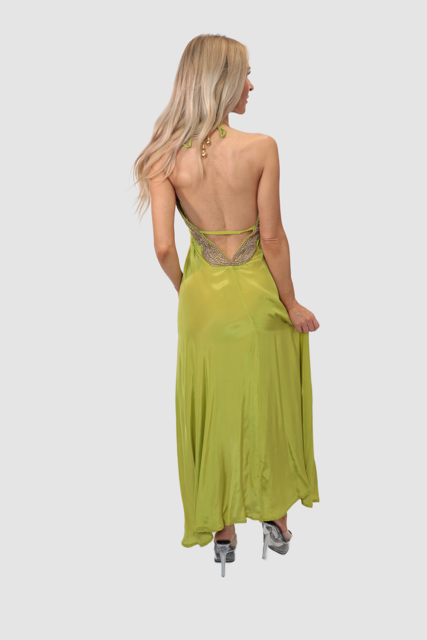 Mallorca Lime Green Dress