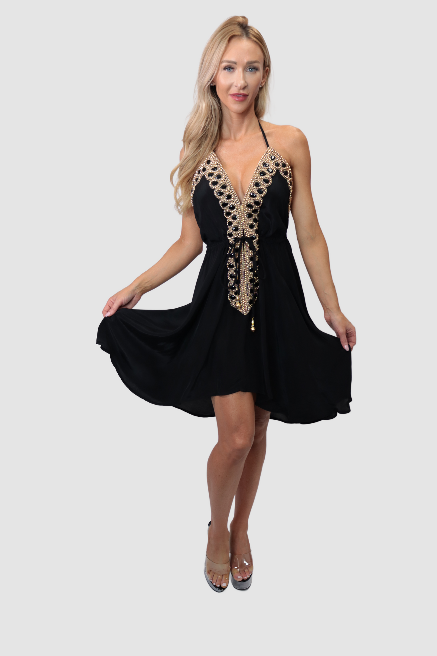 Marrakesh Black Short Dress