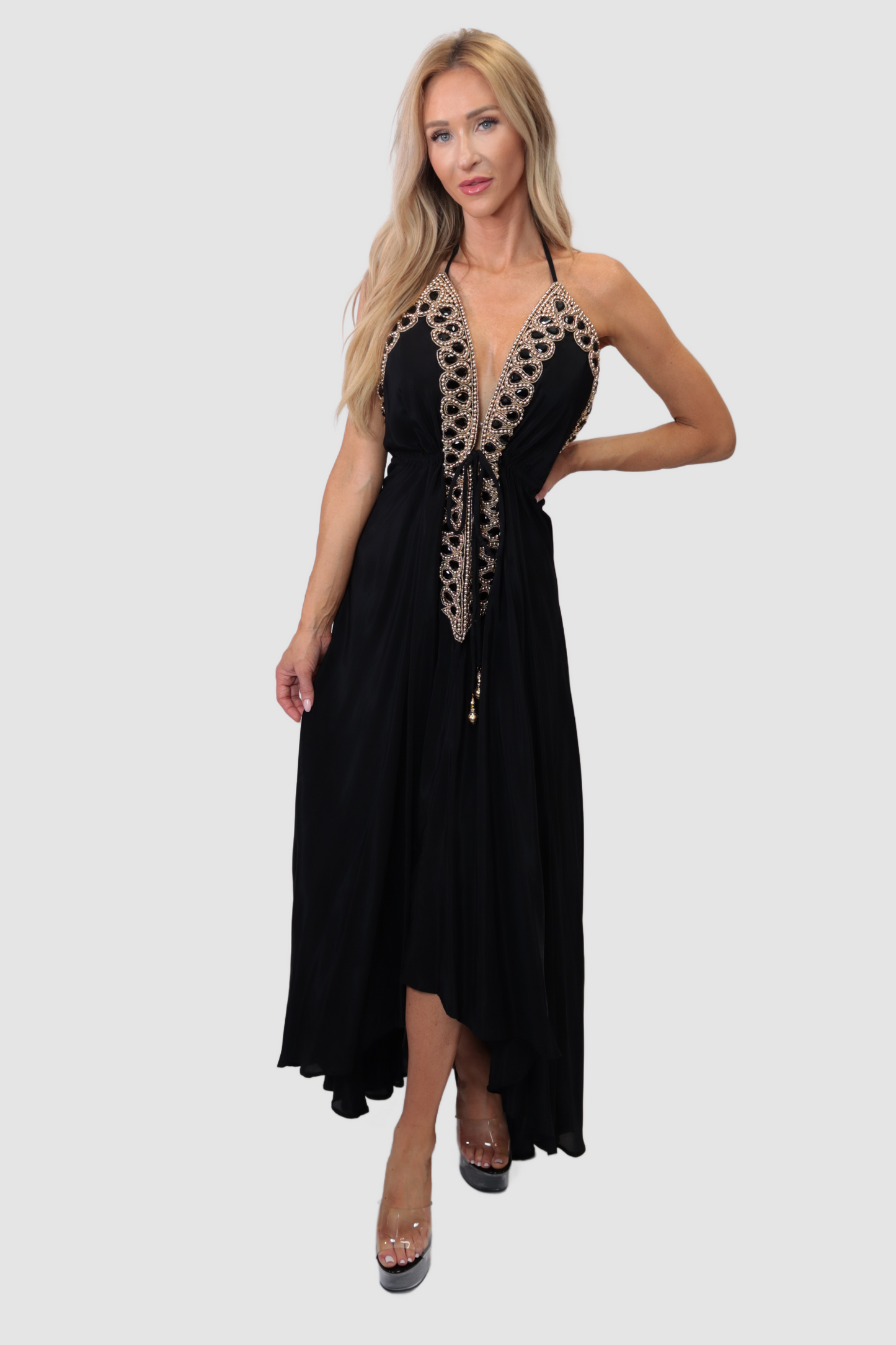 Marrakesh Black Maxi Dress