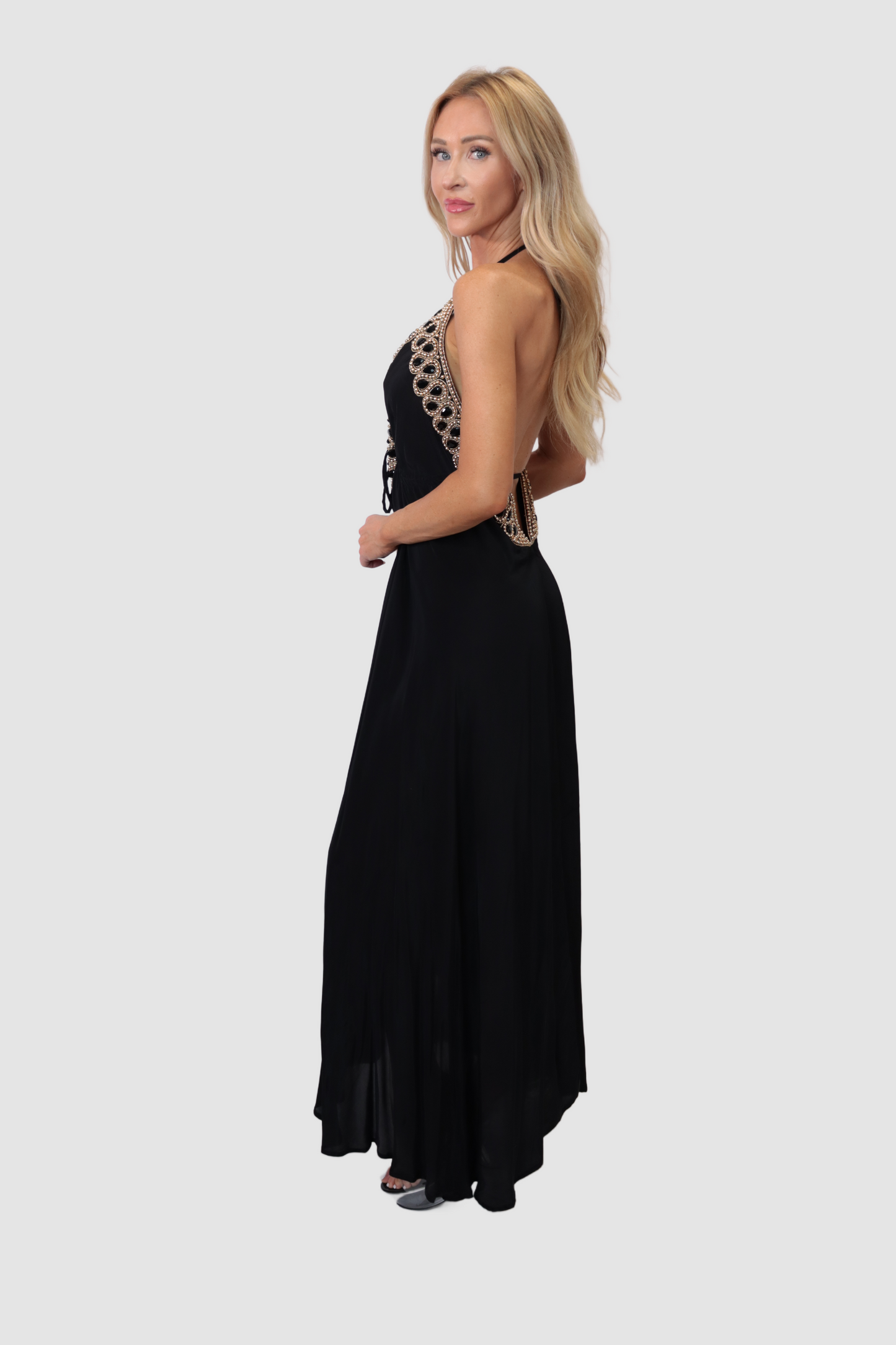 Marrakesh Black Maxi Dress