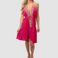 Marrakesh Fuchsia Short Dress