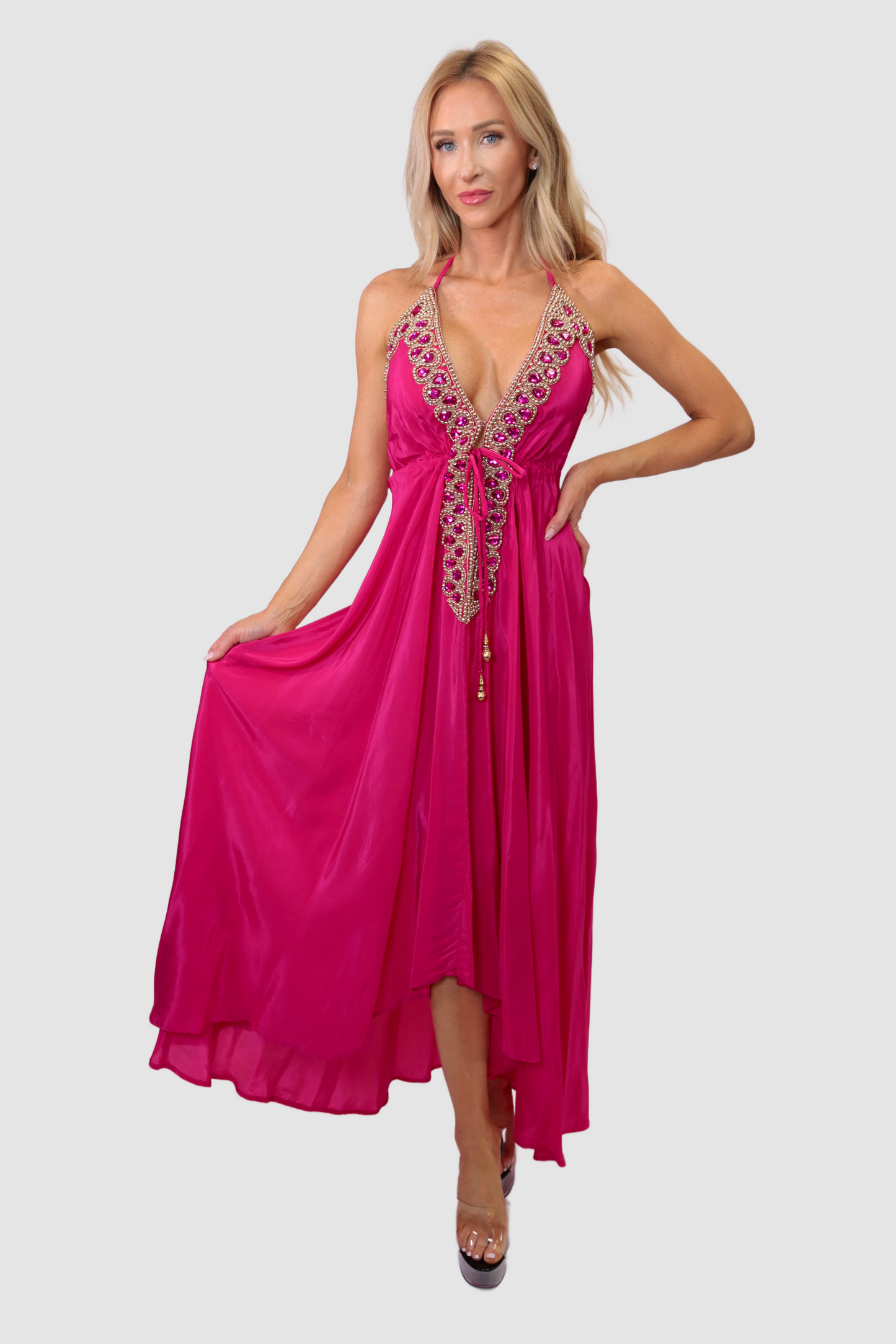 Marrakesh Fuchsia Dress