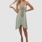 Marrakesh Light Olive Short Dress