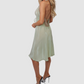 Marrakesh Light Olive Short Dress