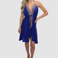 Marrakesh Royal Blue Short Dress