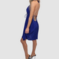 Marrakesh Royal Blue Short Dress